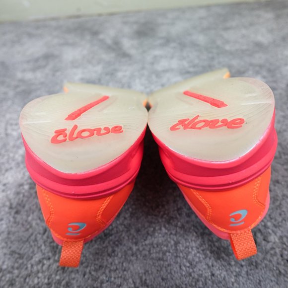 Clove Classic Shoes Womens Sneakers Work Neon Orange Nursing Running Walking - Picture 7 of 13